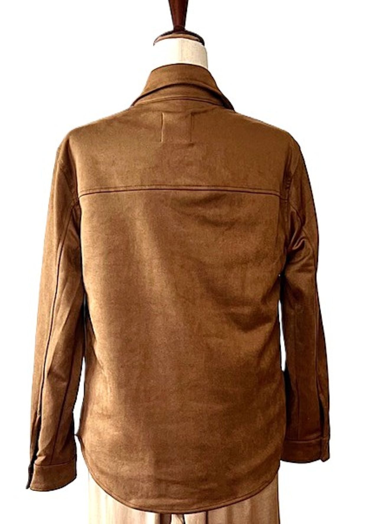 Jacket, Suede Shacket. The Perfect Layering Top, Soft To The Touch.