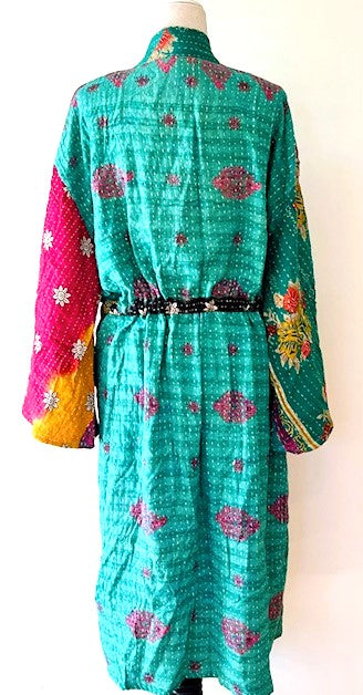 Kantha Bae Dreamweaver Kimono Is A Statement Piece. Turquoise