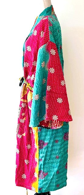 Kantha Bae Dreamweaver Kimono Is A Statement Piece. Turquoise