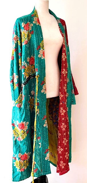 Kantha Bae Dreamweaver Kimono Is A Statement Piece. Turquoise