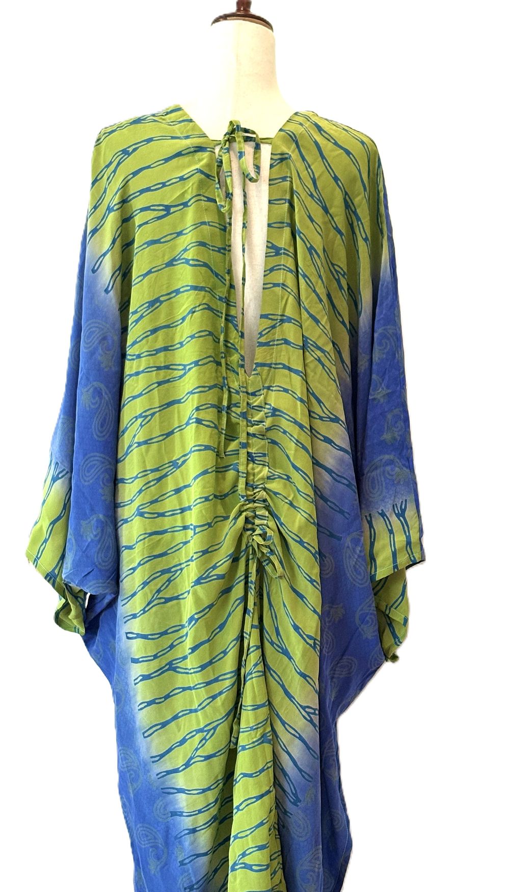 Kantha Bae Crepe Sari Moondance Muu  (Blue)