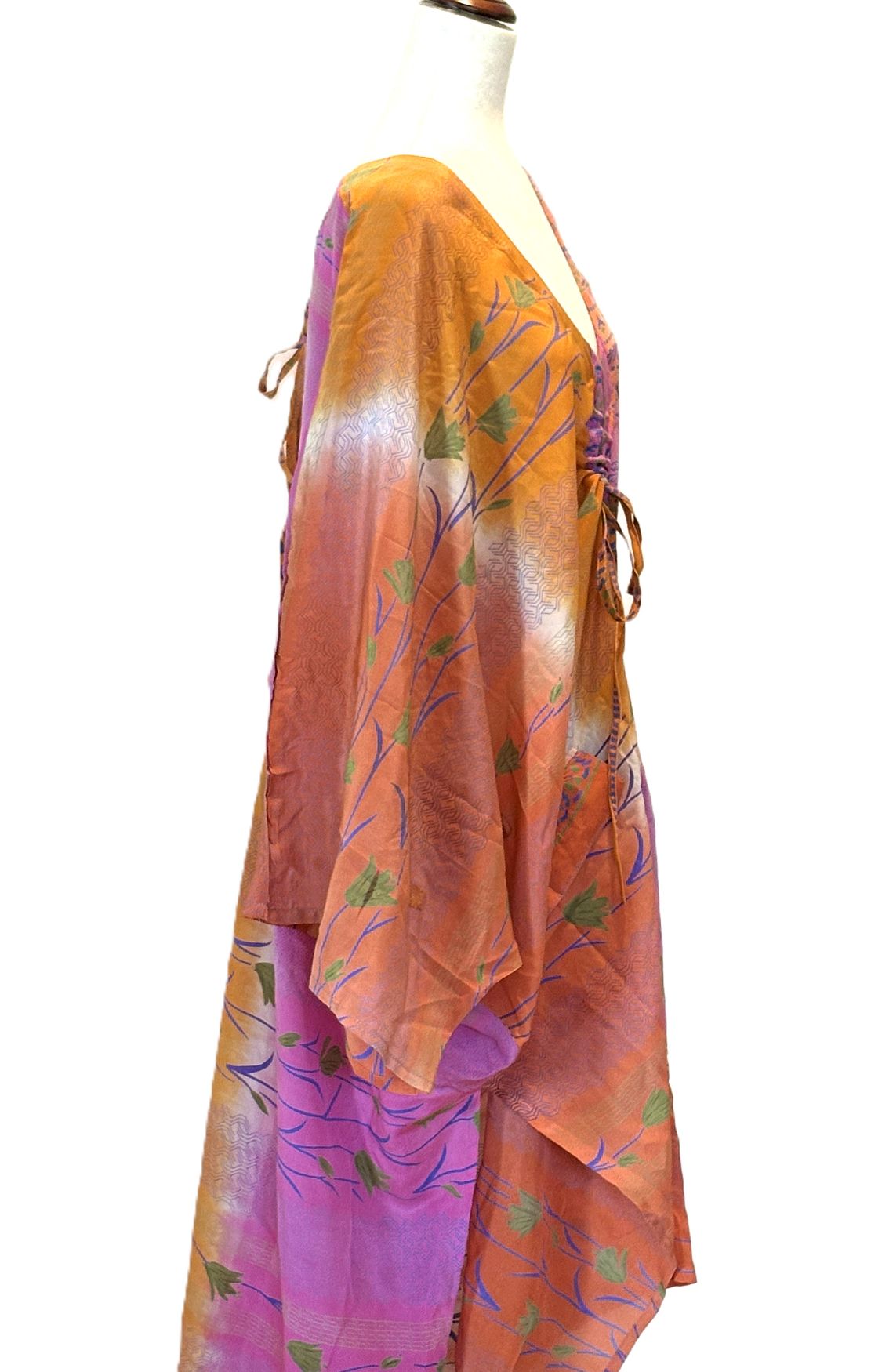 Kantha Bae Crepe Sari Moondance Muu  (Tie Dye)