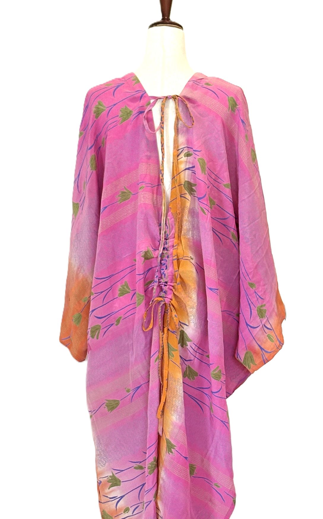 Kantha Bae Crepe Sari Moondance Muu  (Tie Dye)