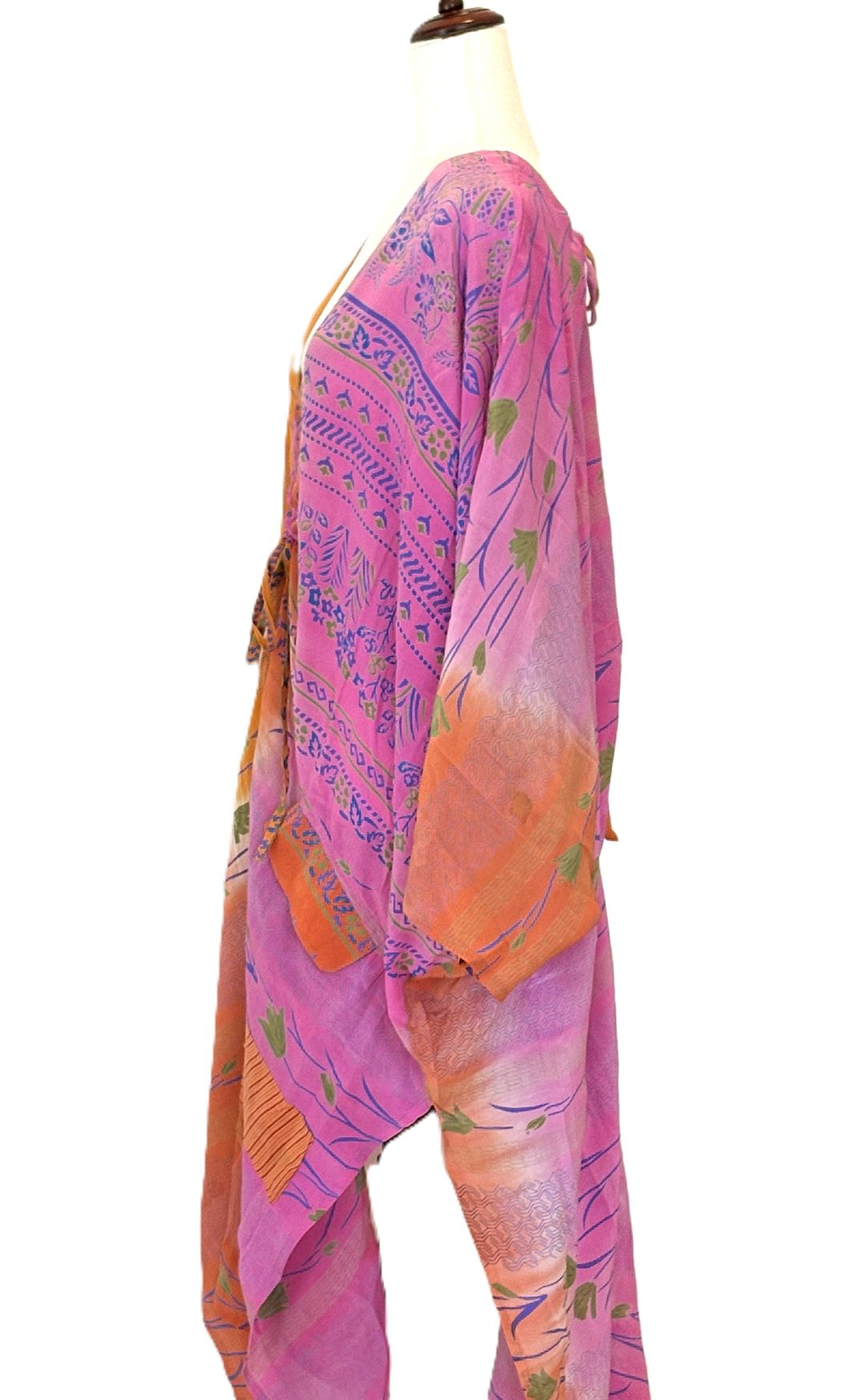 Kantha Bae Crepe Sari Moondance Muu  (Tie Dye)