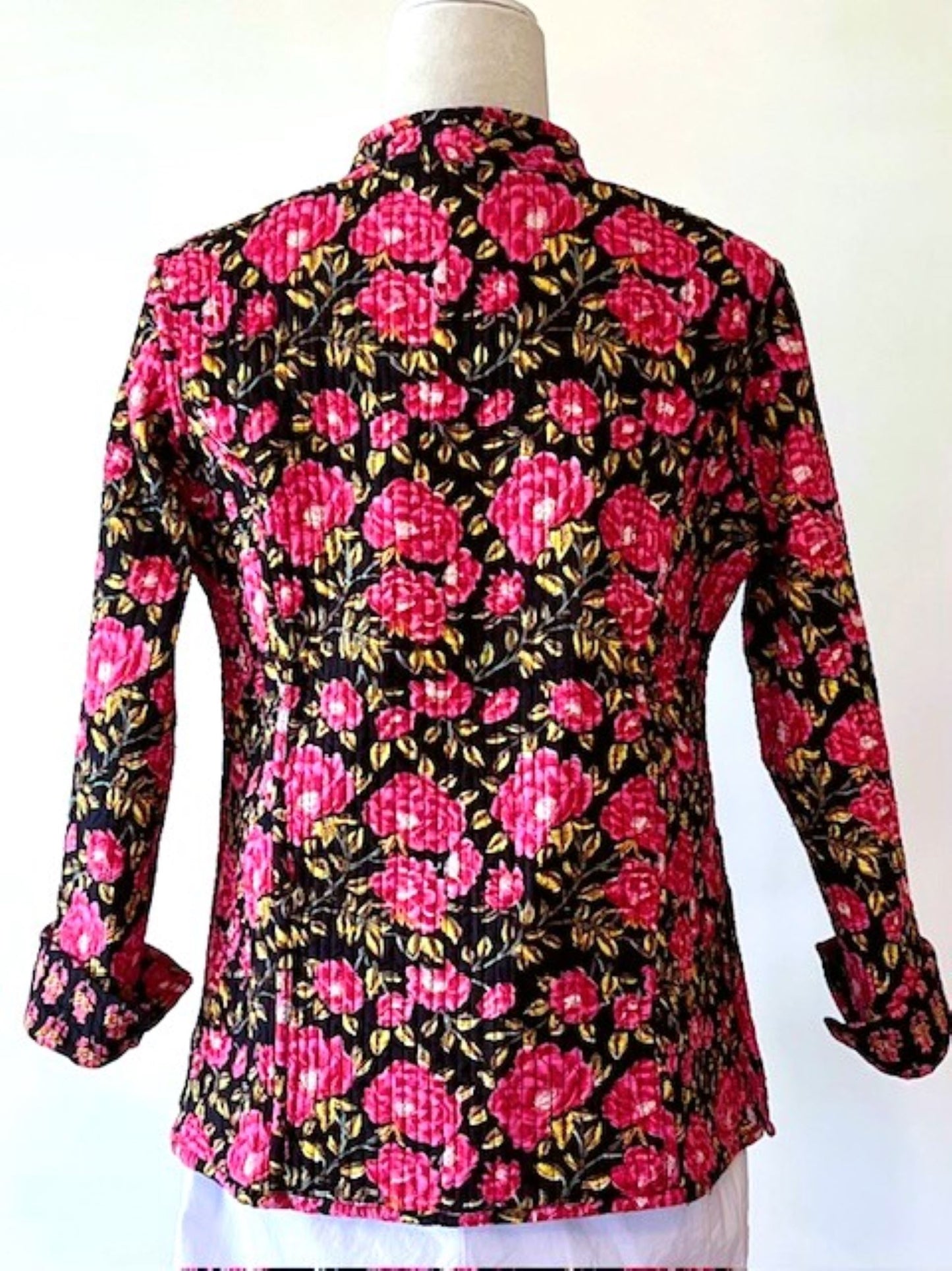 Specialty Collection: Fashionable Waistcoat Jacket, Fully Reversible. (Rose)