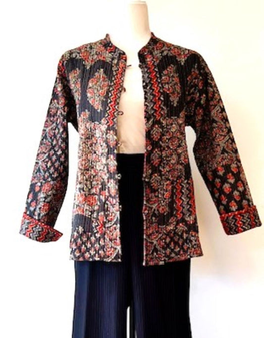 Specialty Collection: Fashionable Waistcoat Jacket, Fully Reversible. (Red)