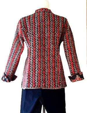 Specialty Collection: Fashionable Waistcoat Jacket, Fully Reversible. (Red)