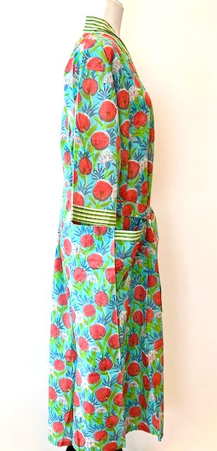 Best Seller: Rich Mixed Print Kimono Dusters (Green Apples)