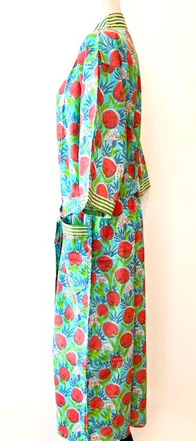 Best Seller: Rich Mixed Print Kimono Dusters (Green Apples)