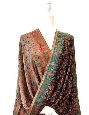 Handwoven Silk Double Sided Designer Shaw Is Exceptional