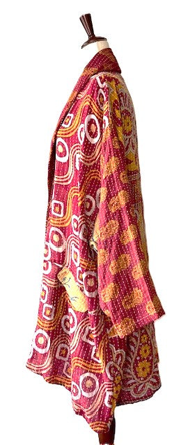 Kantha Bae Blazer Maroon)