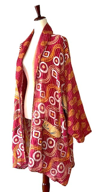 Kantha Bae Blazer Maroon)