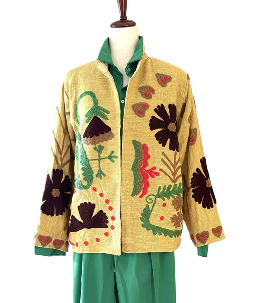 Specialty Collection: Fashion Forward Contemporary Suzani Short Jacket