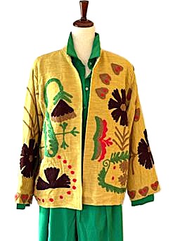 Specialty Collection: Fashion Forward Contemporary Suzani Short Jacket