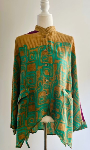 Luxe Silk Tunic: Favorite of the Season (Green)