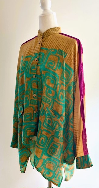 Luxe Silk Tunic: Favorite of the Season (Green)