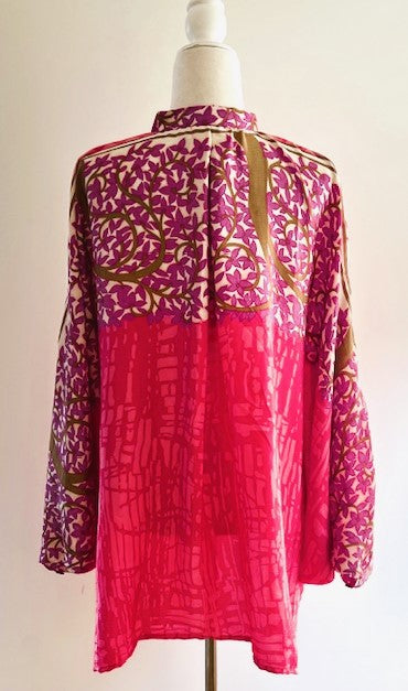 Luxe Silk Tunic: Favorite of the Season (Pink)