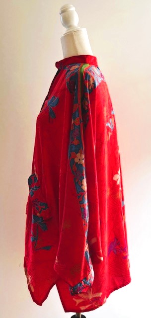 Luxe Silk Tunic: Favorite of the Season (Red)