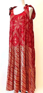 Silk Midi Sundress Will Be Your Dress For The Season (Red)