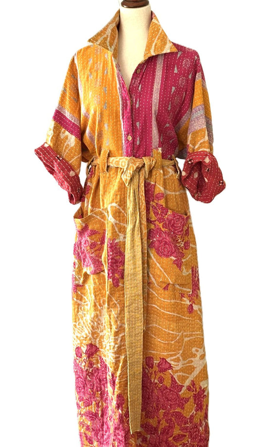 Dress , Kantha Bae Gravity Shirt Dress "Boho" Inspired.  NEW  STYLE