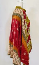 Kantha Cotton Embroidered Tunic: Best Seller (Lime/Wine) New Print