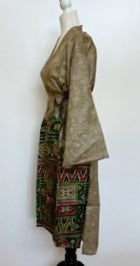 Silk Kimono Duster:  Quiet Elegancce (Olive)