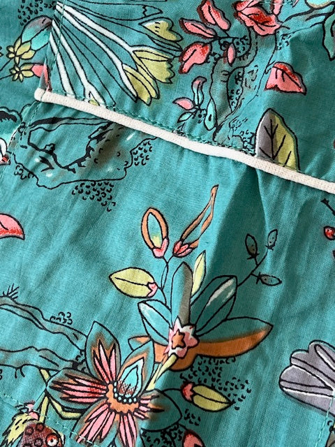 Ultra Soft Matching Cotton Pajama Shirt and Pant Set. Sleepover invited. (4 Gorgeous Greens)