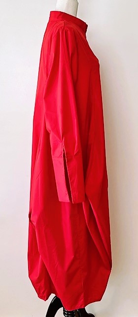 Perfect Avantgarde Midi Dress  (Red)