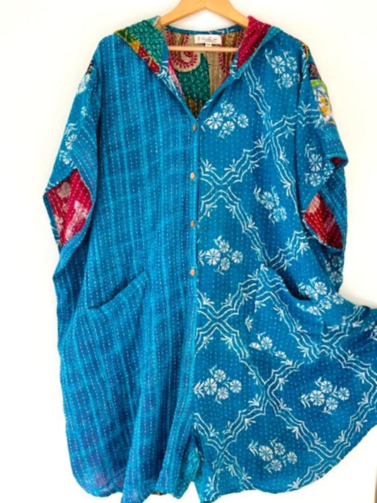 Kantha Bae Peacemaker Hoodie, A New Classic (Turquoise)