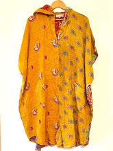 Kantha Dreams, Midi Cotton Dress Goes Everywhere (Stripes)