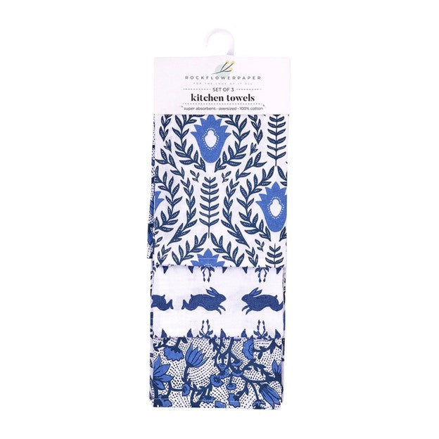 Yorktown Cotton Kitchen Towels, Set of 3