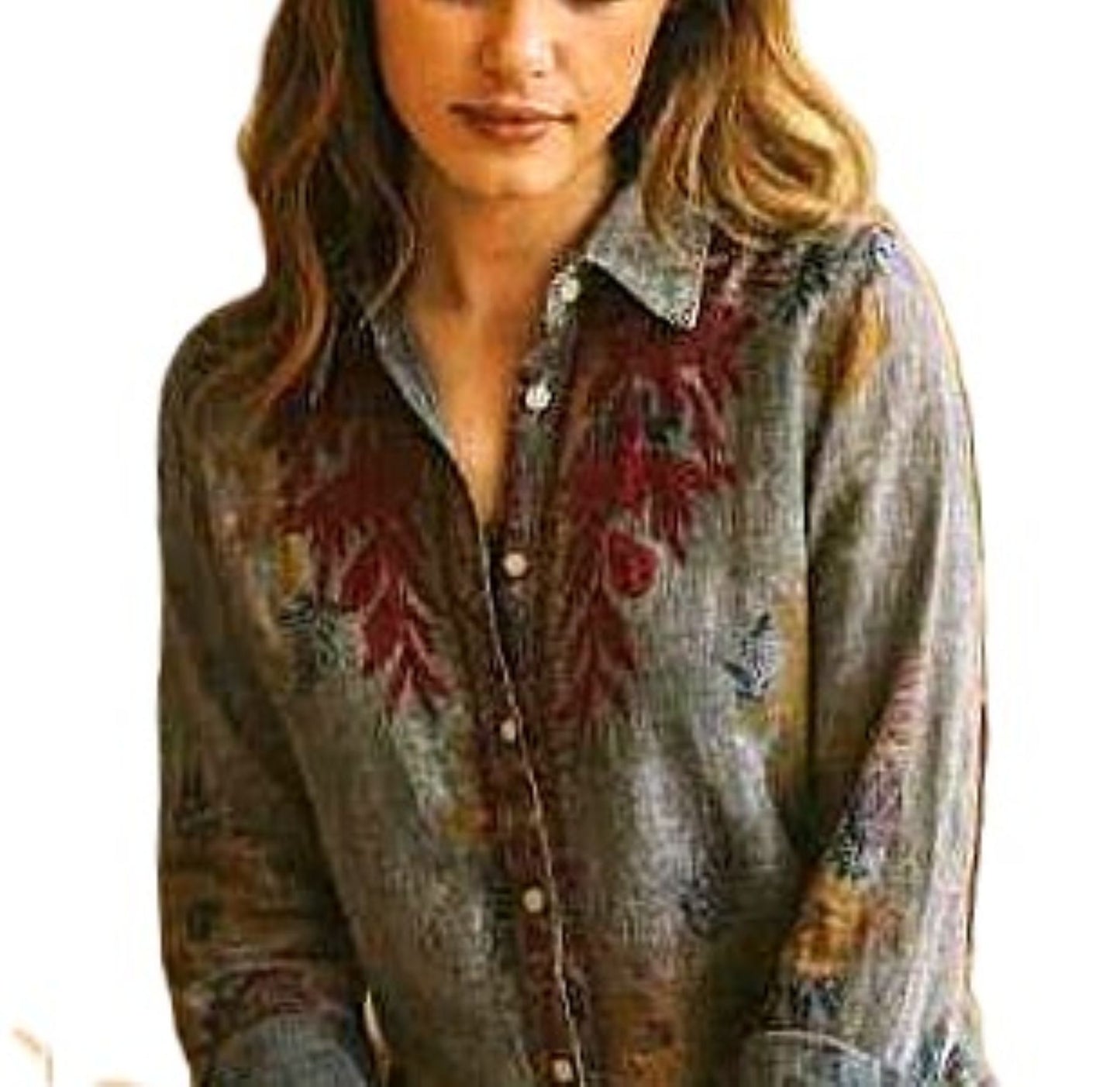 Top: The Lily Shirt Combines Euro Styling With A Vintage Appeal. Best Seller.