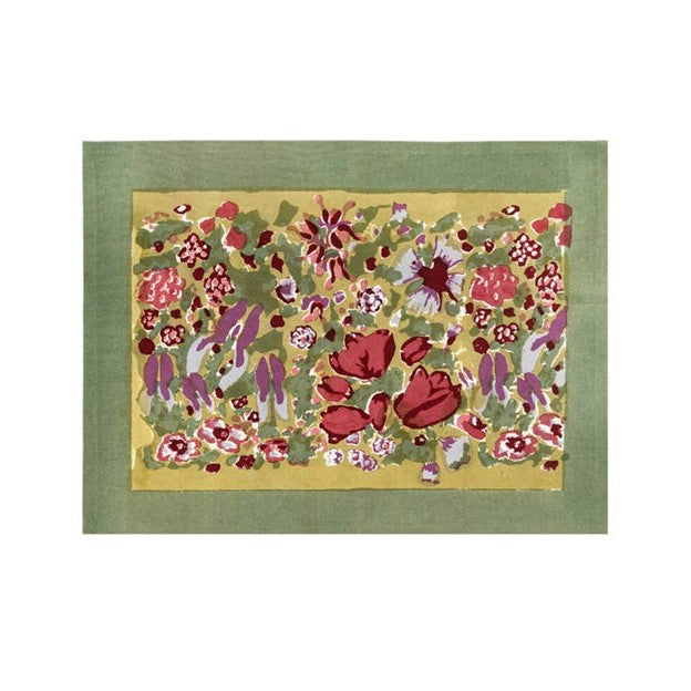 Couleur Nature's Jardin Red & Green | Placemats - Set of 6