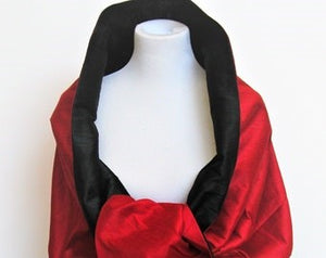 Best Seller, Beautiful Italian Concept: Solid Two Tone Silk Shawls