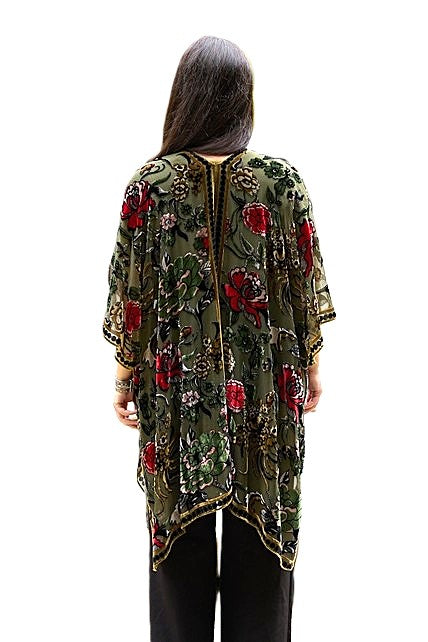 Specialty Collection: Specialty Collection: Velvet Muse Burnout Kimono. Stunning.