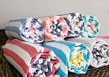 Handlooomed Peshtemal Turkish Beach Towels: Light Weight and Soft