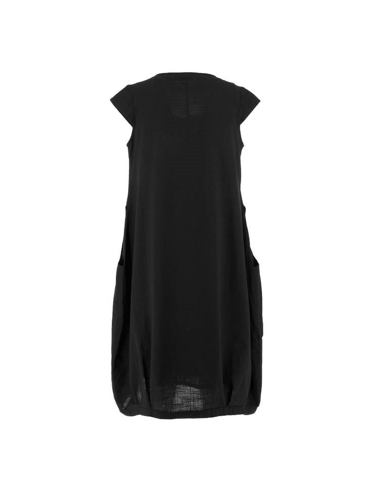 Slub Cotton European Sleeveless Shift