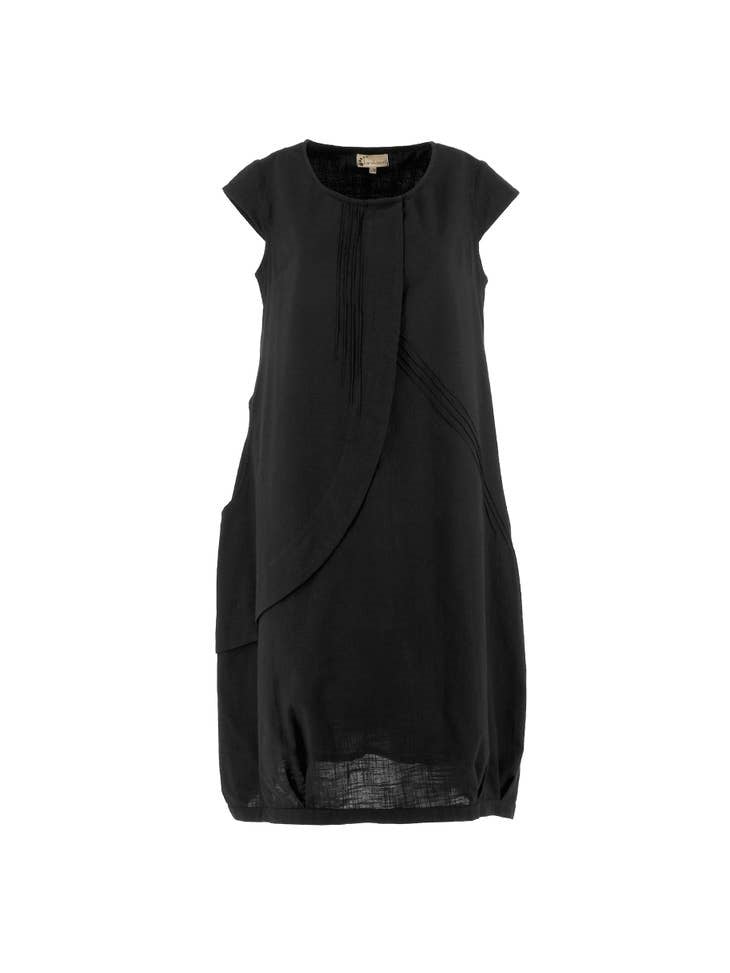 Slub Cotton European Sleeveless Shift