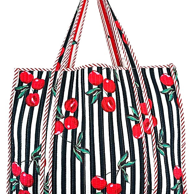 SPECIAL PROMOTION.  Totally Reversible Cotton Quilted Totes, Handmade.