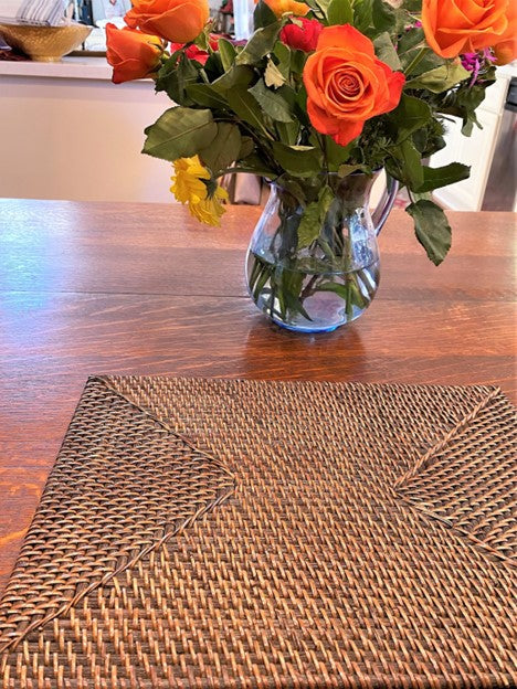 Hand Woven Rattan Placemats Add Style to Your Table (Sets of 4)