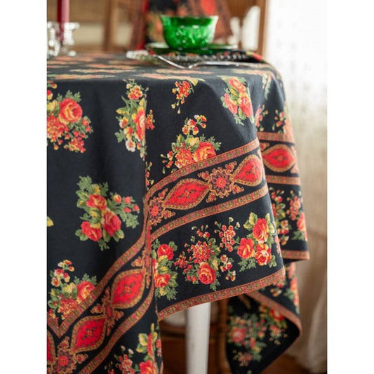 April Cornell's Signature Print Tablecloth Is Memorable For The Season