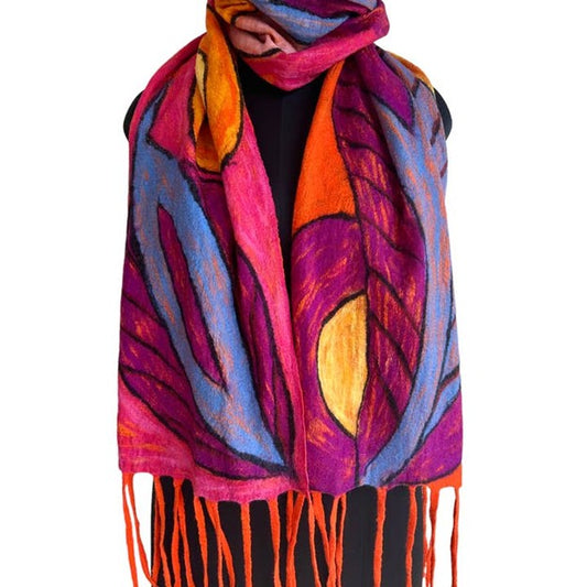 Scarf: When Your Scarf Matches The Sunset, Santa Fe
