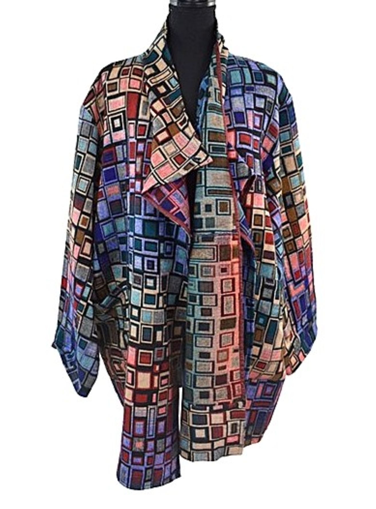 Artisan,  Oversized Sweater Jacket (Multicolor)