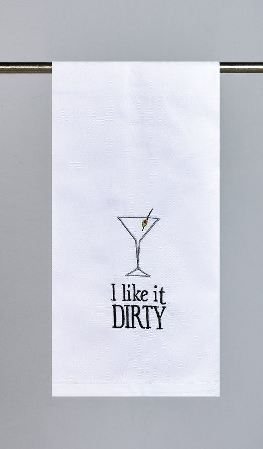 Tea Towels For Fun. Dirty Martini