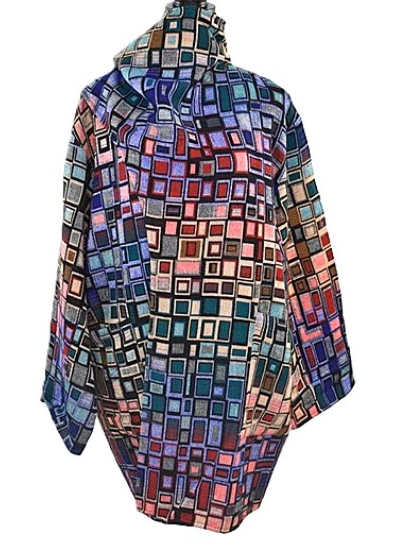 Artisan,  Oversized Sweater Jacket (Multicolor)