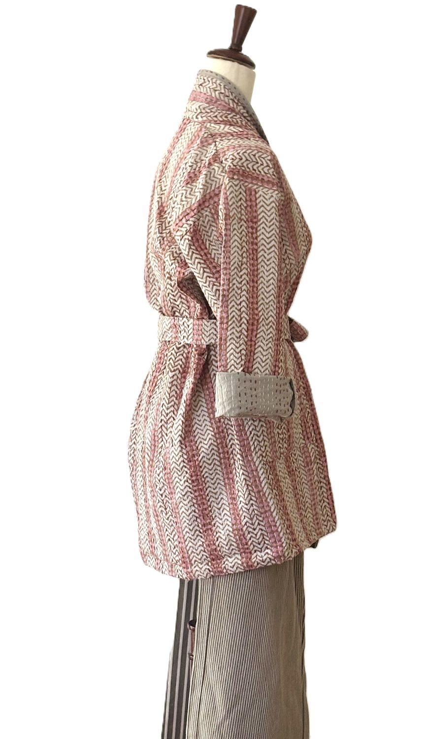 Jackets: Short, Handmade Block Printed Kimono. Sophisticated.