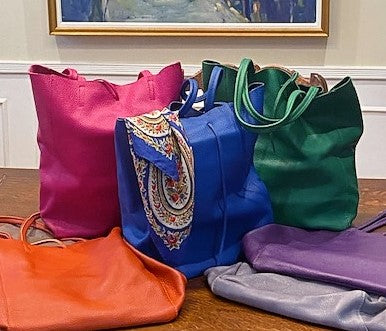 Exceptional Quality Leather Totes Straight from Florence. (Lots of Colors)