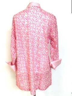 Colette Pink Cotton Pintuck Tunic