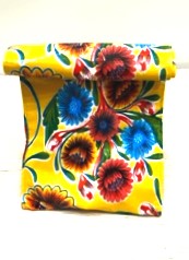 French Inspired, Oil Cloth Bags (Varied Prints and Sizes)