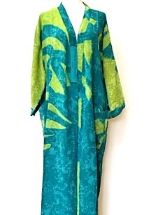 Luxury Weighted Silk Kimono Duster:  Elegant